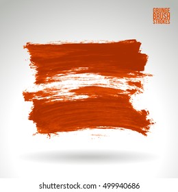 Brushstroke and texture. Vector design.