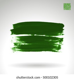 Brushstroke and texture. Vector design.