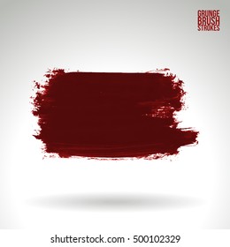 Brushstroke and texture. Vector design.