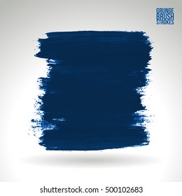 Brushstroke and texture. Vector design.