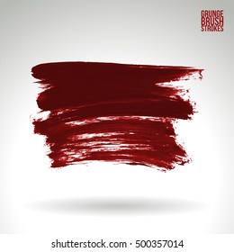 Brushstroke and texture. Vector design.