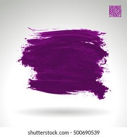 Brushstroke and texture. Vector design.