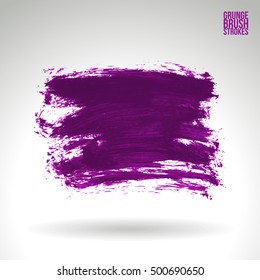 Brushstroke and texture. Vector design.