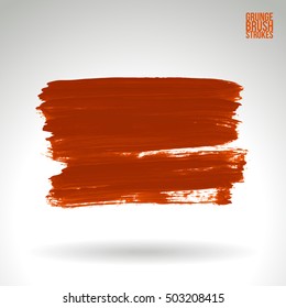 Brushstroke and texture. Vector design.