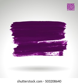 Brushstroke and texture. Vector design.