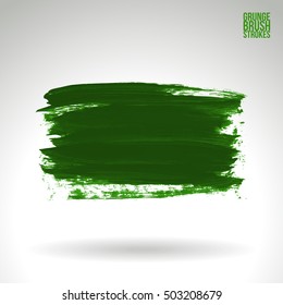Brushstroke and texture. Vector design.