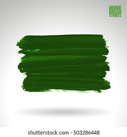 Brushstroke and texture. Vector design.