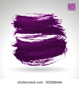 Brushstroke and texture. Vector design.