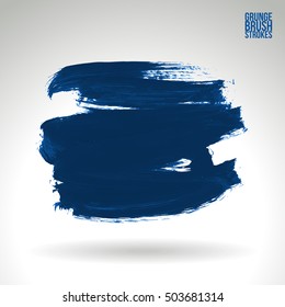 Brushstroke and texture. Vector design.