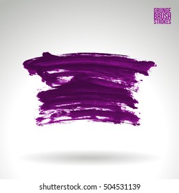 Brushstroke and texture. Vector design.