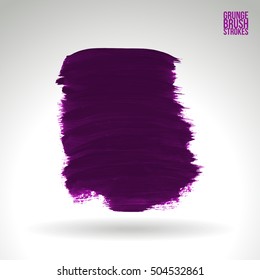 Brushstroke and texture. Vector design.