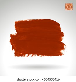 Brushstroke and texture. Vector design.