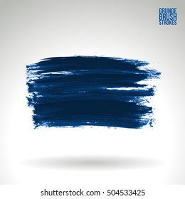 Brushstroke and texture. Vector design.