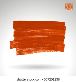 Brushstroke and texture. Vector design.