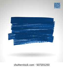 Brushstroke and texture. Vector design.