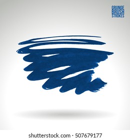 Brushstroke and texture. Vector design.