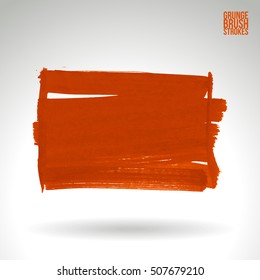 Brushstroke and texture. Vector design.