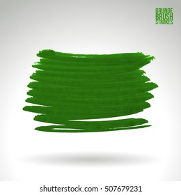 Brushstroke and texture. Vector design.