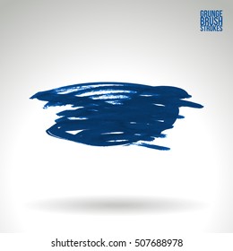 Brushstroke and texture. Vector design.