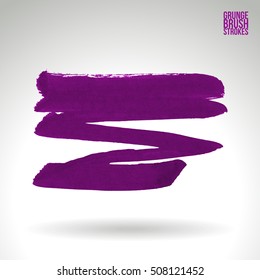 Brushstroke and texture. Vector design.