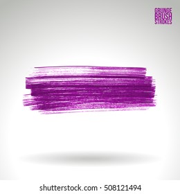 Brushstroke and texture. Vector design.