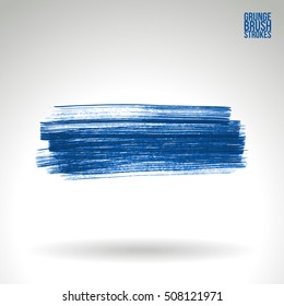 Brushstroke and texture. Vector design.