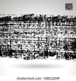 Brushstroke and texture. Vector design.
