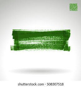 Brushstroke and texture. Vector design.