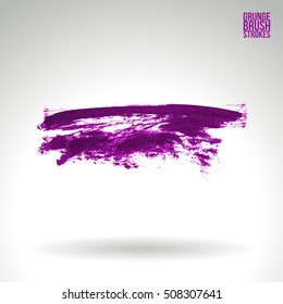 Brushstroke and texture. Vector design.