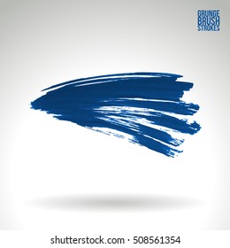 Brushstroke and texture. Vector design.