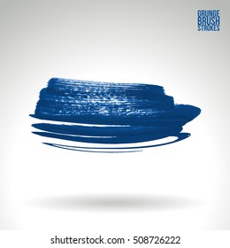 Brushstroke and texture. Vector design.