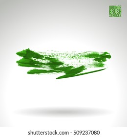 Brushstroke and texture. Vector design.