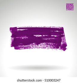 Brushstroke and texture. Vector design.