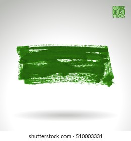 Brushstroke and texture. Vector design.