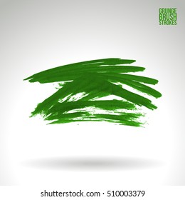 Brushstroke and texture. Vector design.