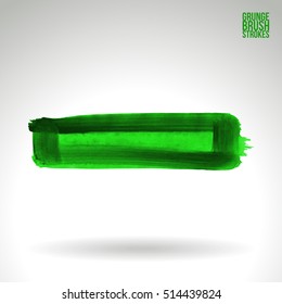 Brushstroke and texture. Vector design.