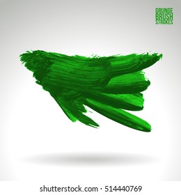 Brushstroke and texture. Vector design.