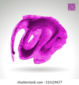 Brushstroke and texture. Vector design.