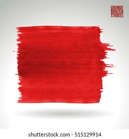 Brushstroke and texture. Vector design.