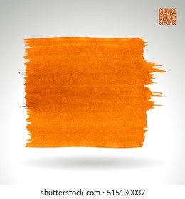 Brushstroke and texture. Vector design.