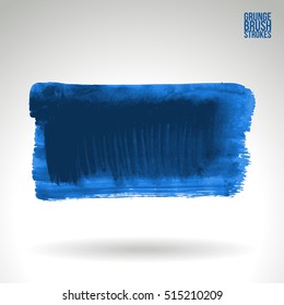 Brushstroke and texture. Vector design.