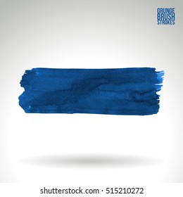 Brushstroke and texture. Vector design.