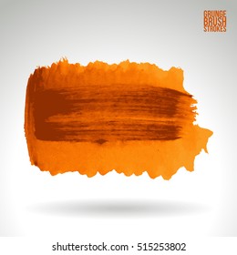 Brushstroke and texture. Vector design.