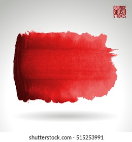 Brushstroke and texture. Vector design.