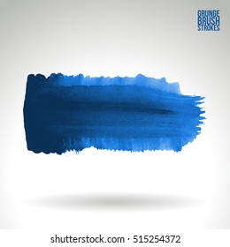 Brushstroke and texture. Vector design.