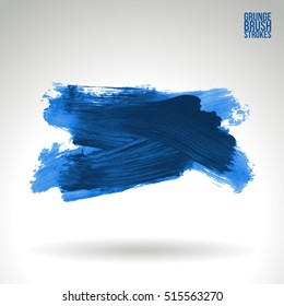 Brushstroke and texture. Vector design.