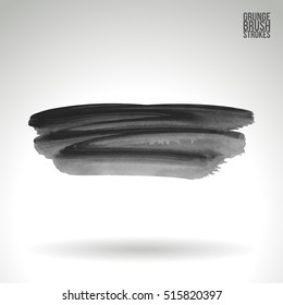 Brushstroke and texture. Vector design.
