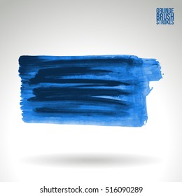 Brushstroke and texture. Vector design.