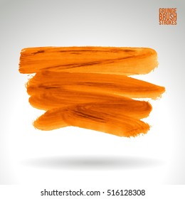 Brushstroke and texture. Vector design.