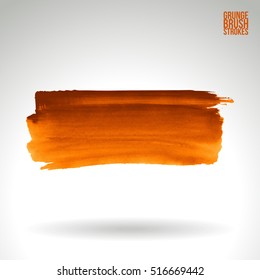 Brushstroke and texture. Vector design.
